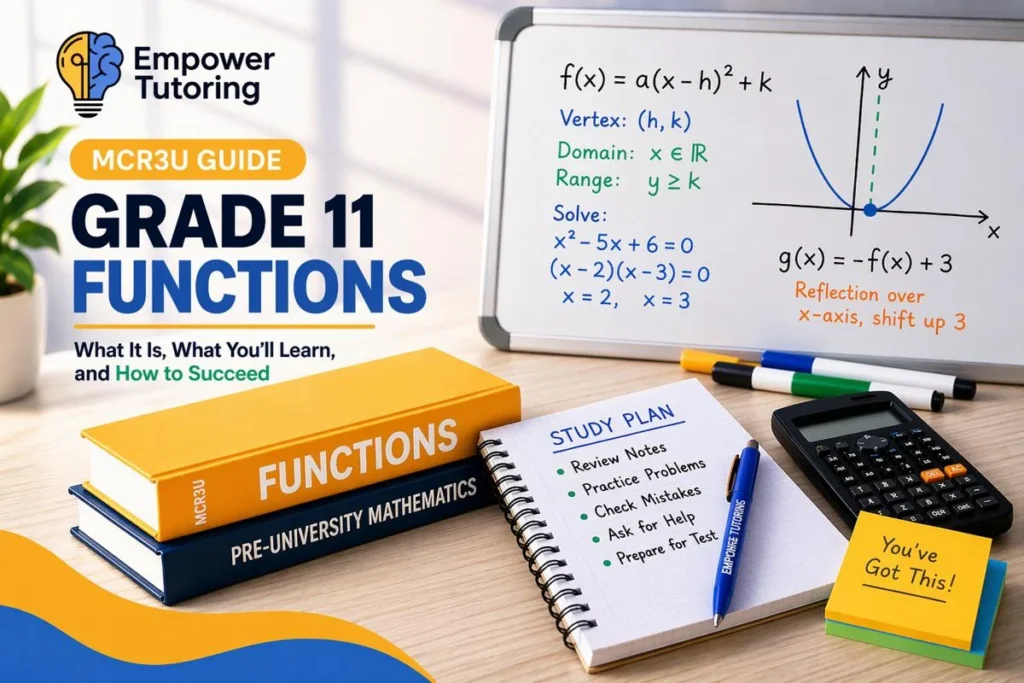 How to Succeed in Grade 11 Functions (MCR3U): A Complete Student Guide