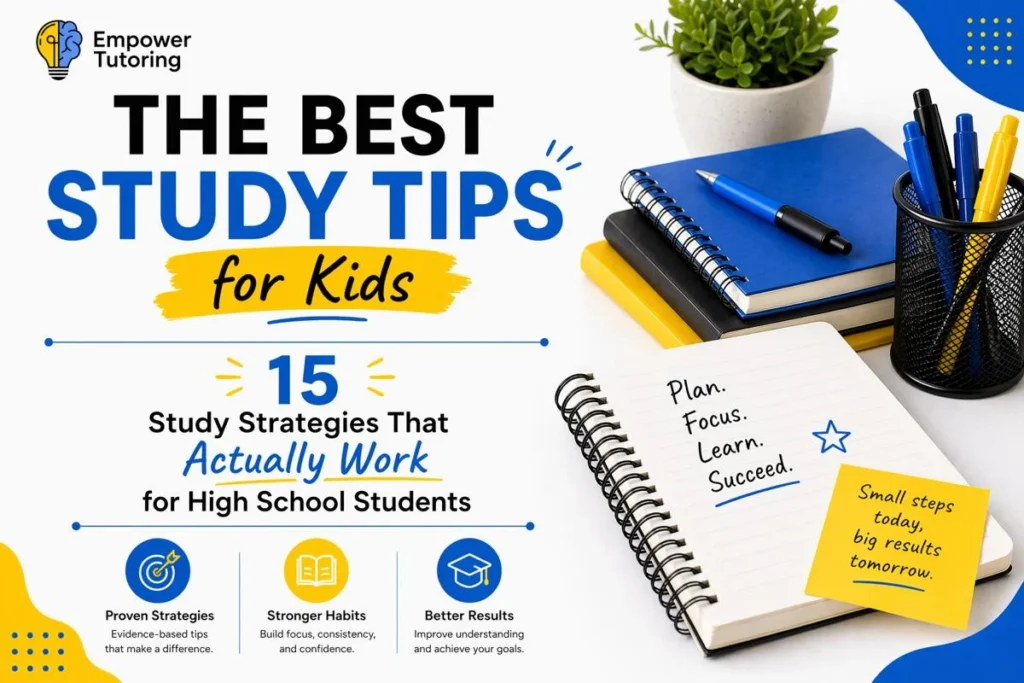 The Best Study Tips for Kids 15 Study Strategies That Actually Work for High School Students